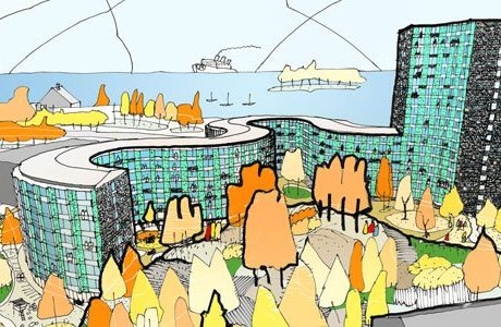 Nytt landmärke byggs i Nynäshamn