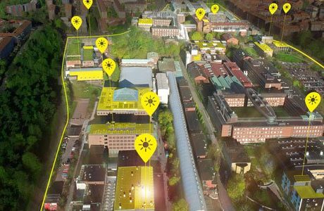 En av Sveriges solcellstätaste stadsdelar