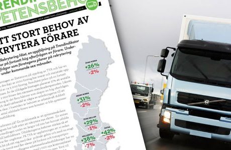 Fortfarande stor brist på lastbilsförare