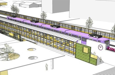 Första spadtag för Station Rosengård