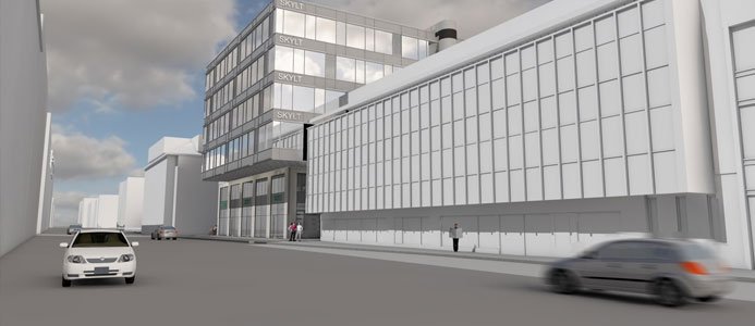 Ett nytt hus för kontor och centrumverksamhet i Uppsala