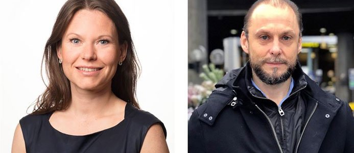Marlene Wiberg och Mathias Sjö