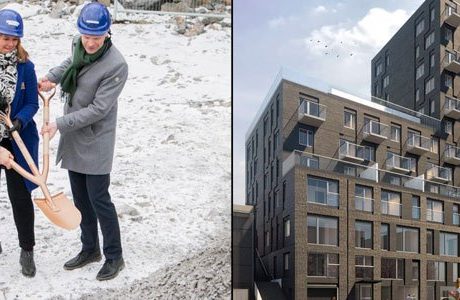 Här tas första spadtaget för 188 lägenheter