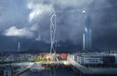Vinnande designförslaget för Göteborgs stadslinbana