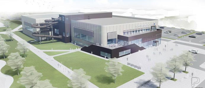 Nya badhuset i Kungsbacka