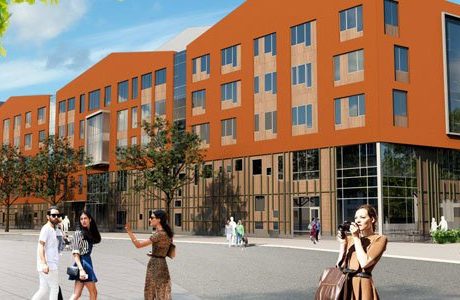 Skanska bygger i Västra Hamnen