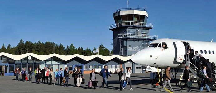 Höga Kusten Airport i Kramfors.