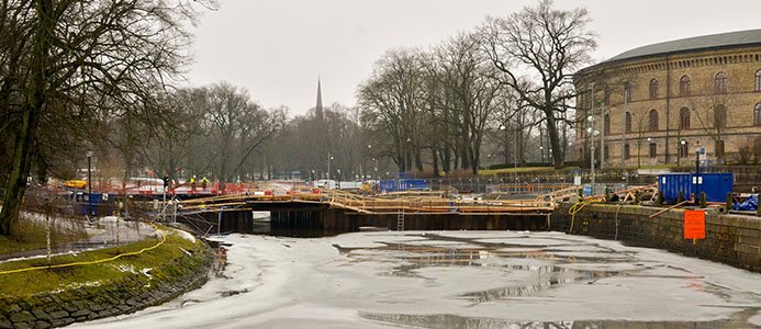 Vasabron över Vallgraven i centrala Göteborg.