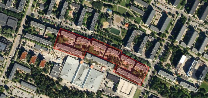 Svenska Bostäder bygger om i Tensta. Källa: M3 Bygg