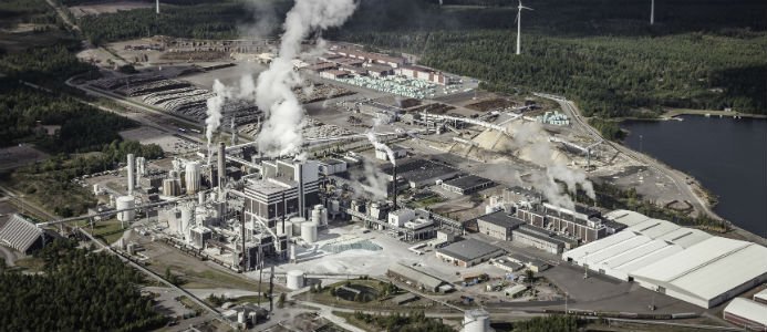 Massafabriken Södra Cell Mönsterås.