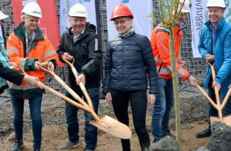 Första spadtaget för 550 nya bostäder