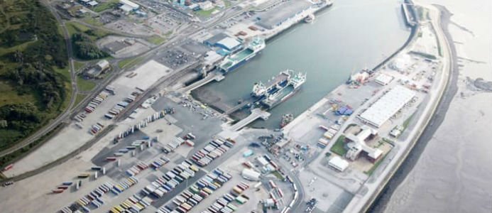 Heysham är den första brittiska terminalen som Hogia levererar terminalsystem till. Bild: Peel Ports