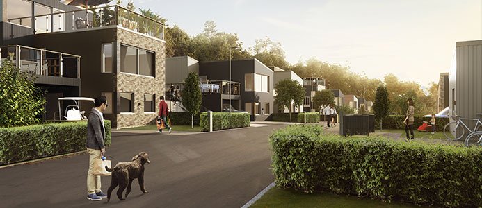 Bostäder Hills Golfbana