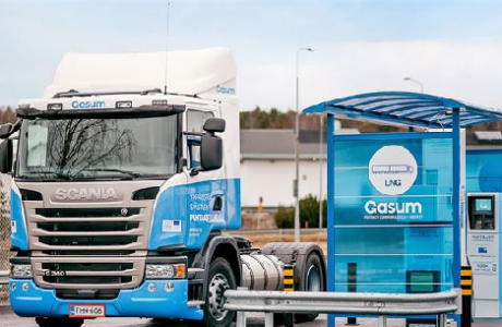 Tunga vägtransporter går in i gasens tidsålder