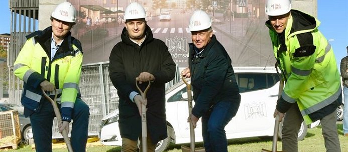 På bild från vänster: Erik Selin, Jahja Zeqiraj, Jan Rinman och Erik Olofsson.