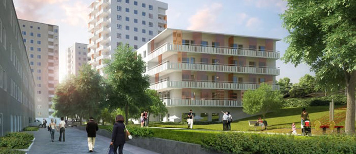Stockholmshem bygger i Årstastråket