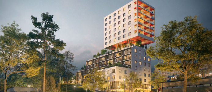 Illustration: Sveafastigheter Bostad / Belatchew Arkitekter