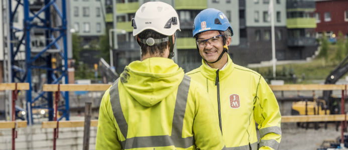 På bilden syns JMs vd och koncernchef Johan Skoglund. Foto: JM