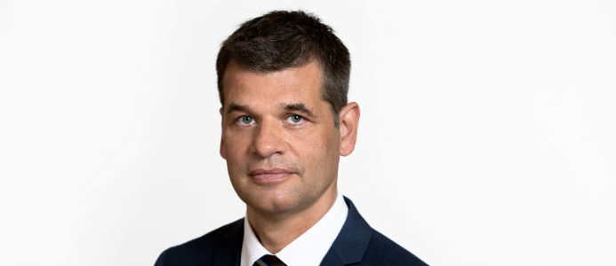 Telge Bostäders avdelningschef för fastigheter, Pontus Werlinder. Foto: Telge Bostäder