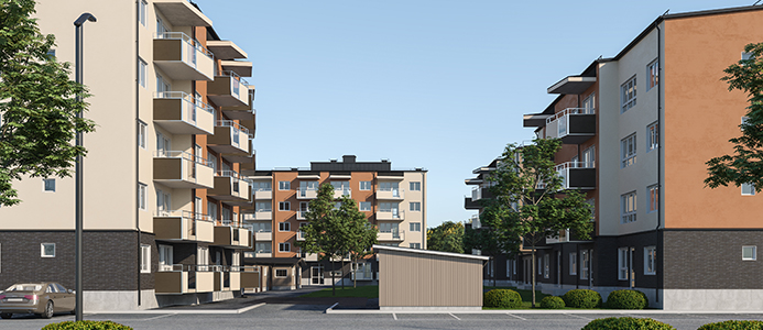 Kvarteret Ladugården i Nyköping.