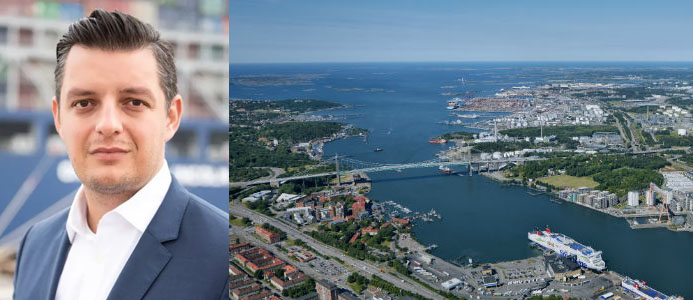 Elvir Dzanic, vd på Göteborgs Hamn AB Bildkälla: Göteborgs hamn