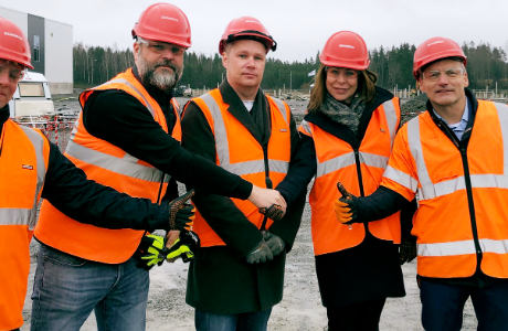 Logicenters bygger i Arlandastad