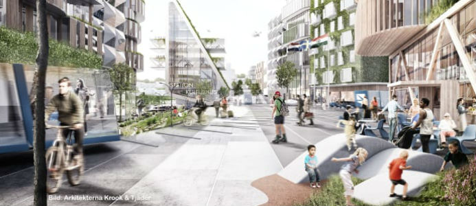 Illustration: Arkitekterna Krook och Tjäder