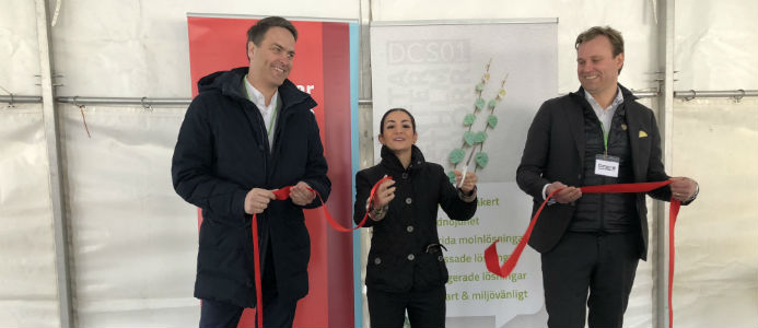 tv Marc Hoffmann, vd för Eon Sverige, Göran Gylesjö, vd för Binero Group. Foto: Eon