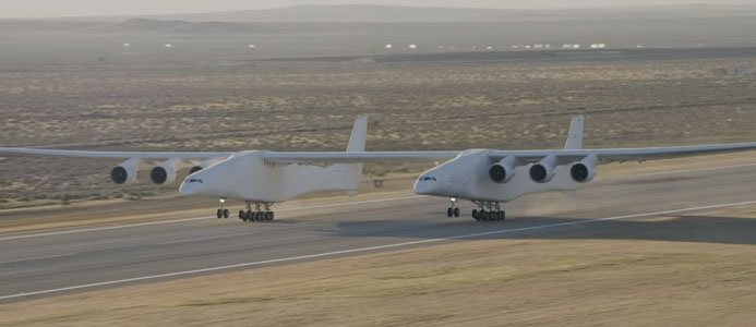 VIDEO: Här flyger världens största plan för första gången