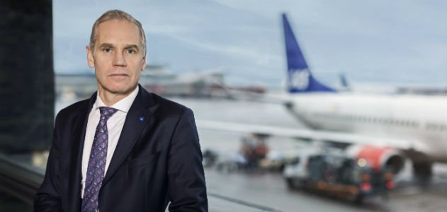 SAS vd Rickard Gustafson hävdar att löneökningen de facto motsvarar märket. Bild: SAS