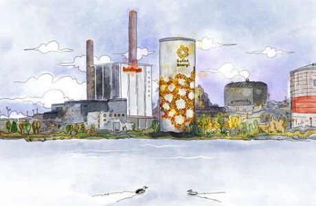 Här byggs ett gigantiskt energilager