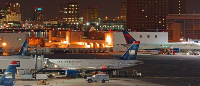 Avtalet gäller bland annat byggnation av ett nytt skärmtak över terminal C på Logan International Airport i Boston.Foto: Wikimedia Commons / Anthony92931