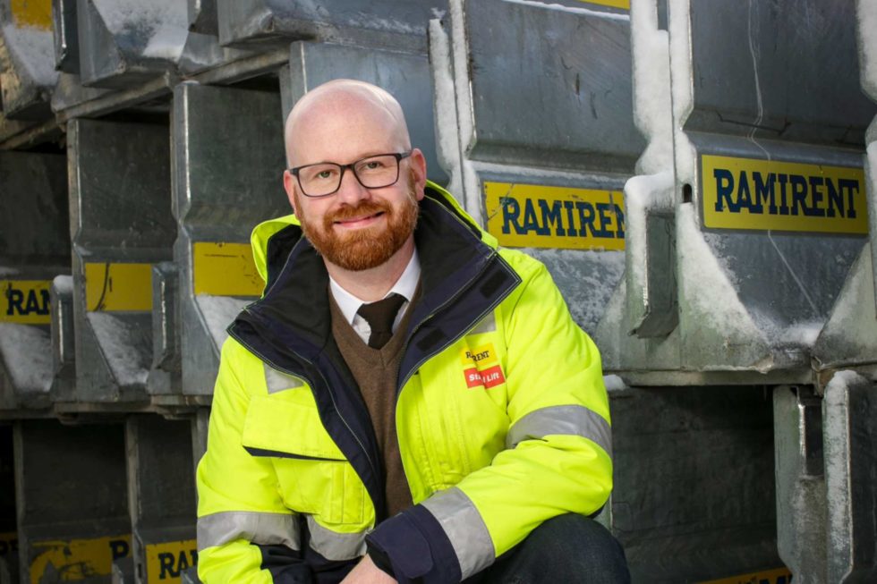 Johan Färm tillträder som ny vd för Ramirent AB den 1 april i år. Foto: Jezzica Sunmo