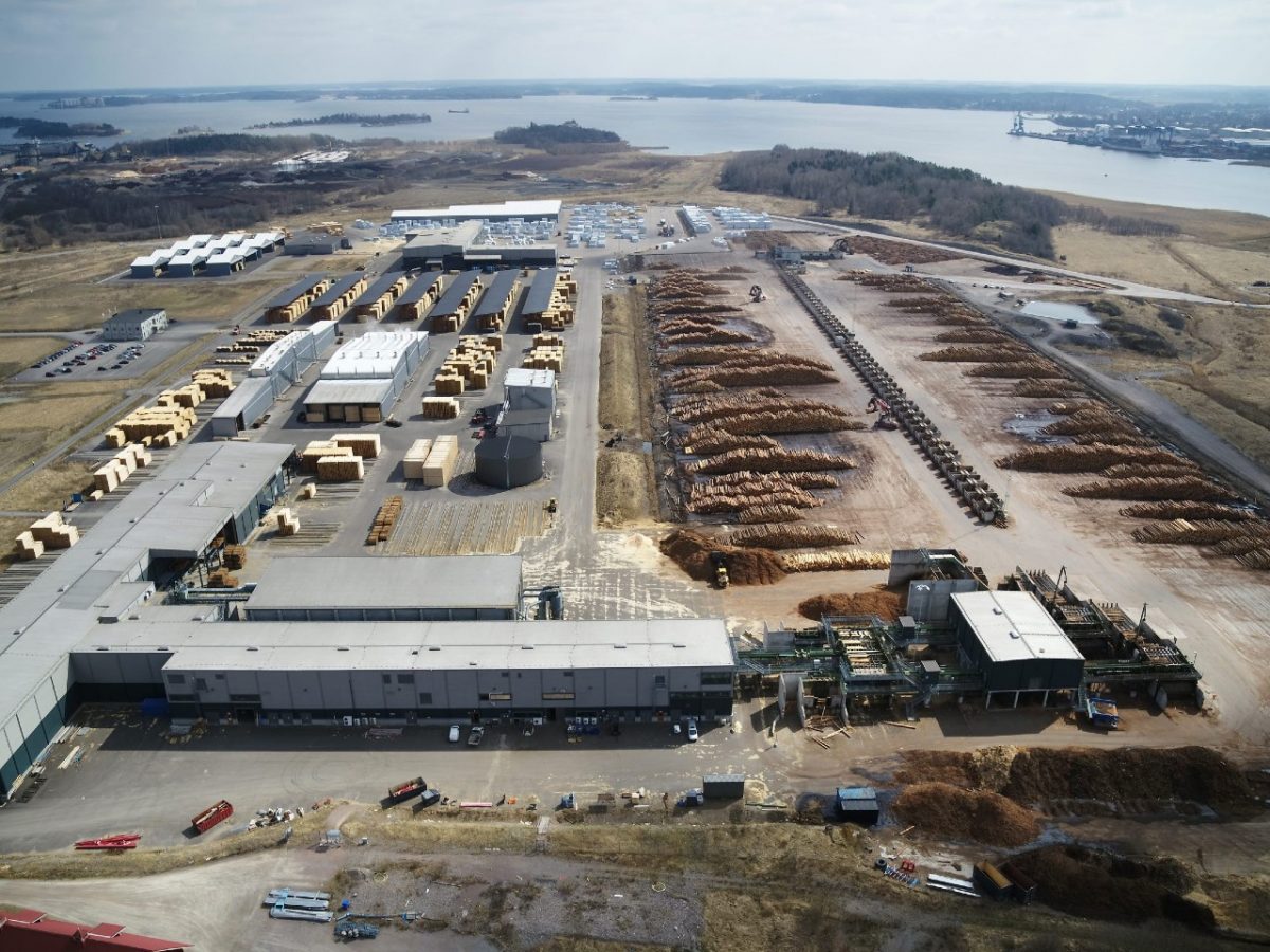 Sågverket Holmen Timber Braviken. Bild: Lars Hejdenberg/Holmen