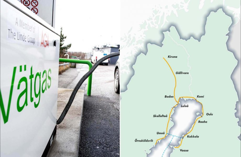 Finsksvenska satsningen: 100 mil lång vätgaspipeline