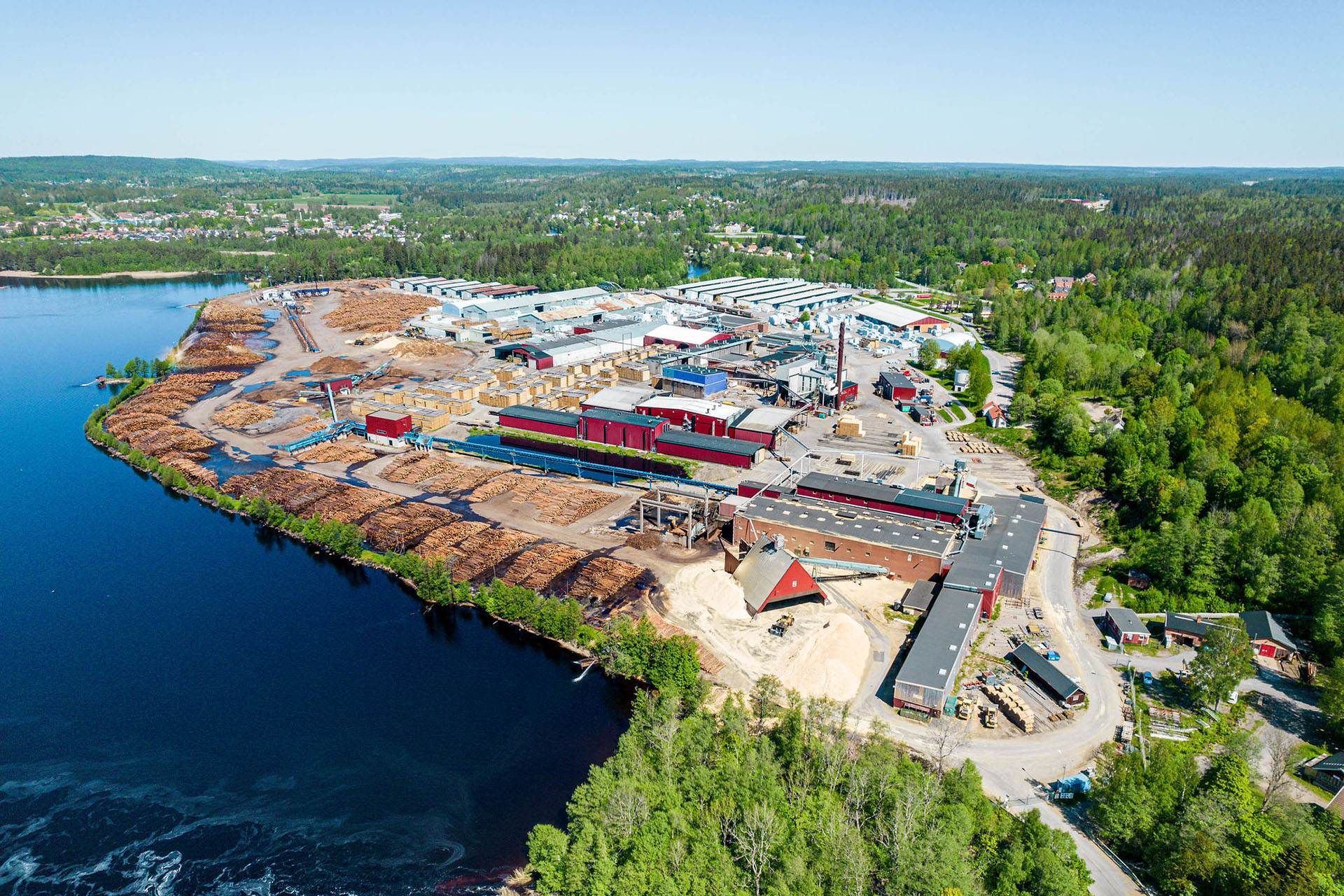 Moelven Valåsens industriområde. Foto: Johan Blomquist
