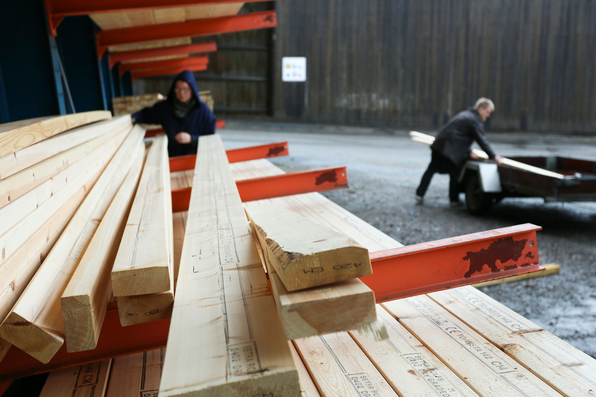 Kommunen anger att skenande materialpriser är orsaken till att bygget blir dyrare än beräknat.FOTO Helena Landstedt / TT