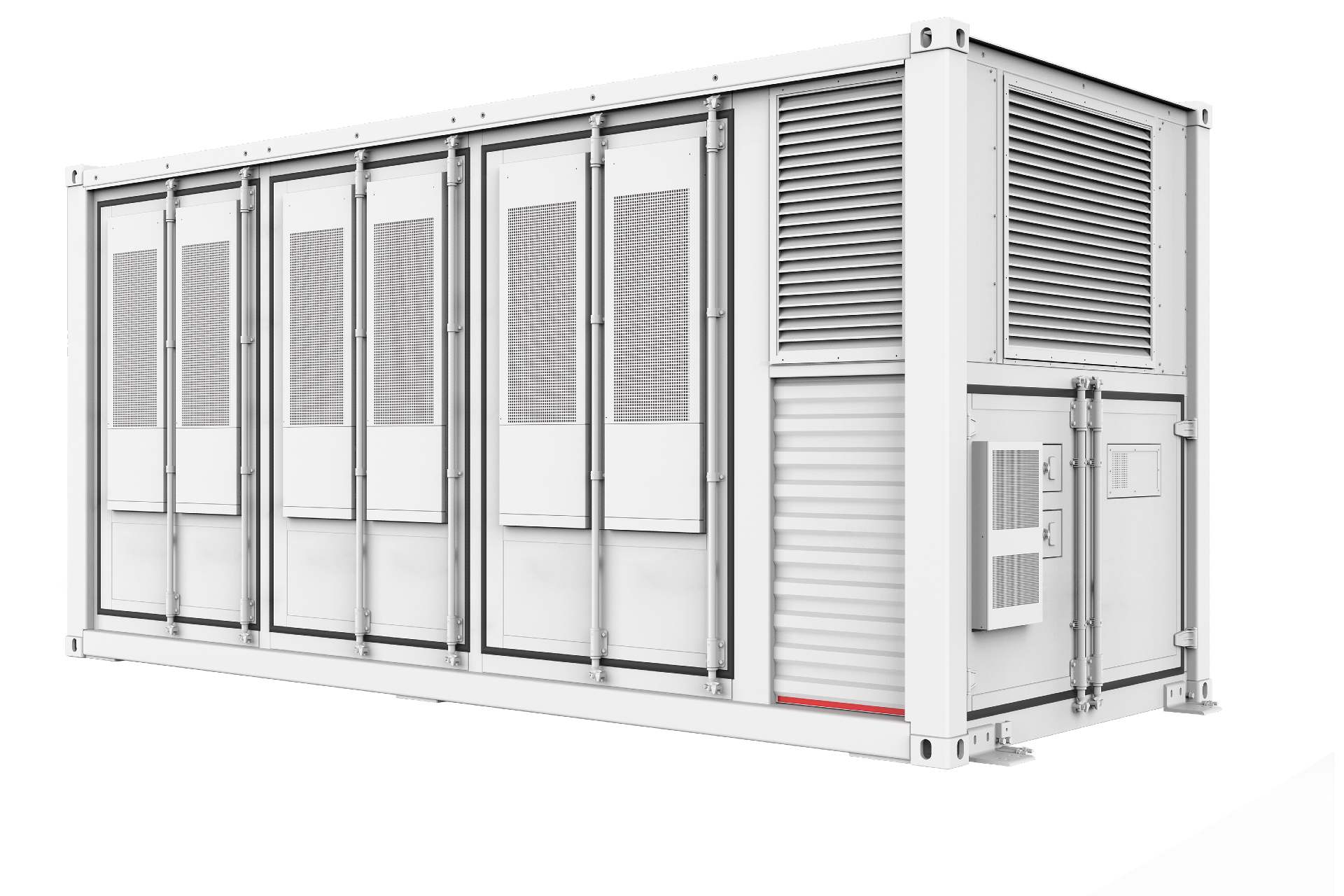 Battericontainer. Bildkälla: Soltech.