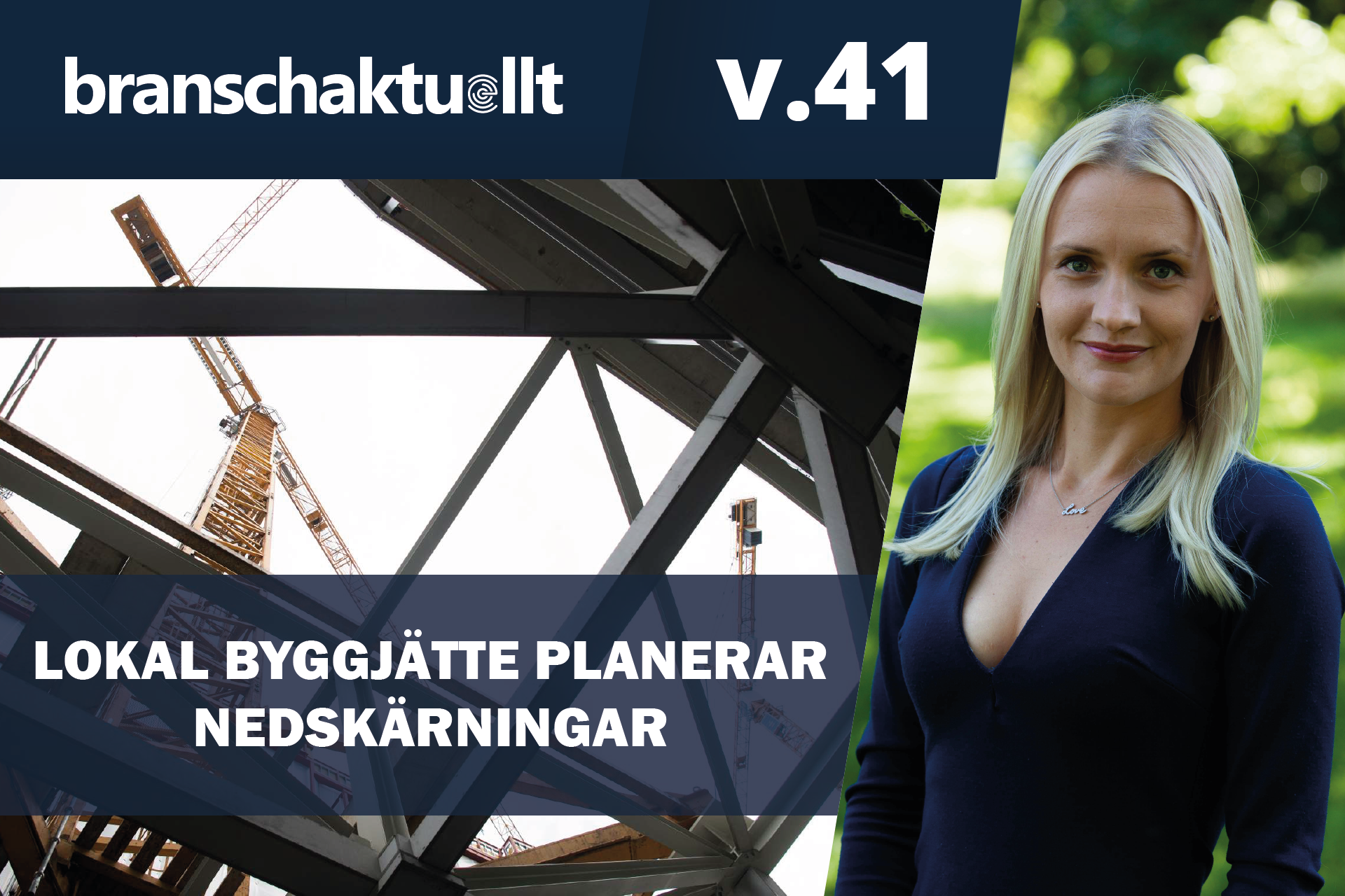TV: Lokal byggjätte planerar nedskärningar