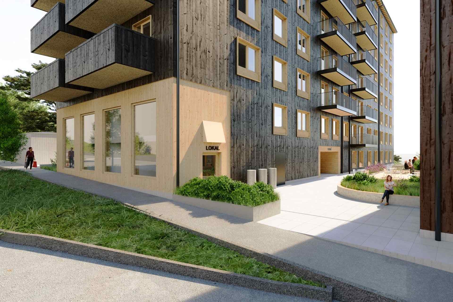Bygger 141 bostadsrätter – i trä