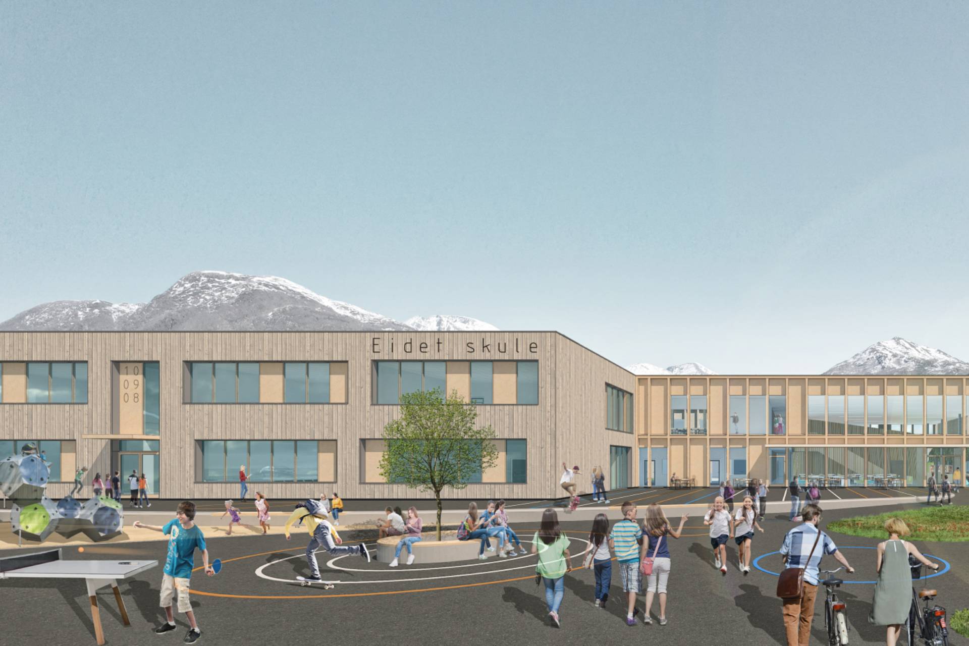Peab uppför skola i Norge