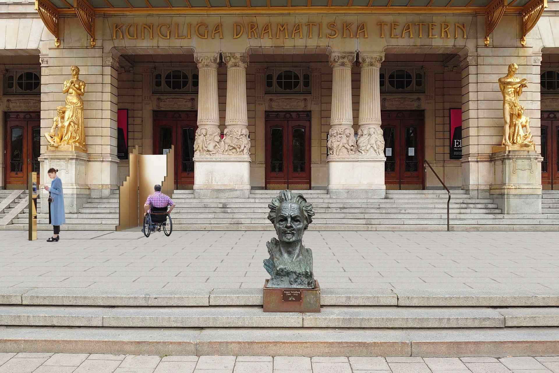 De förser Dramaten med ny hiss