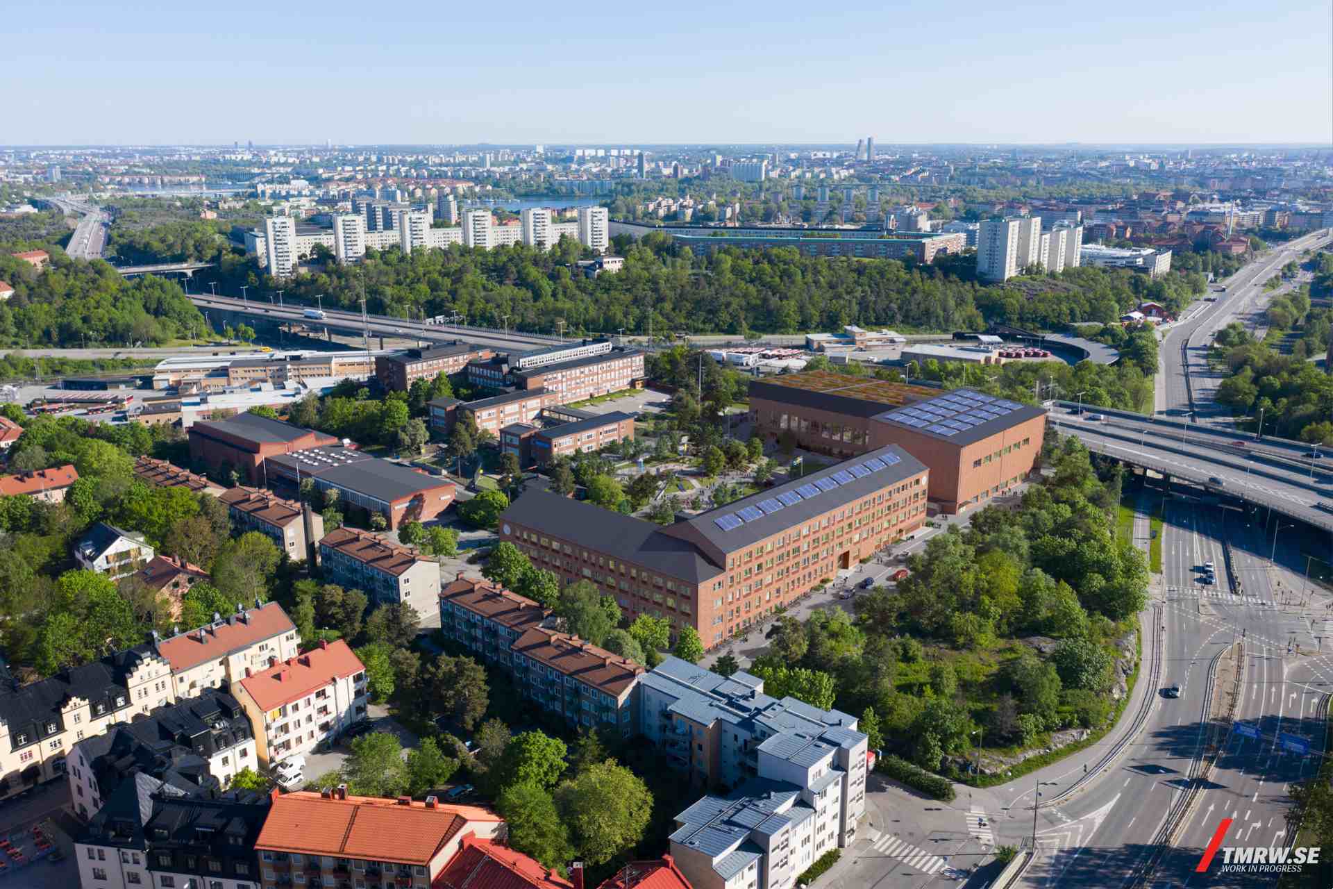 Veidekke bygger tre idrottshallar i Stockholm