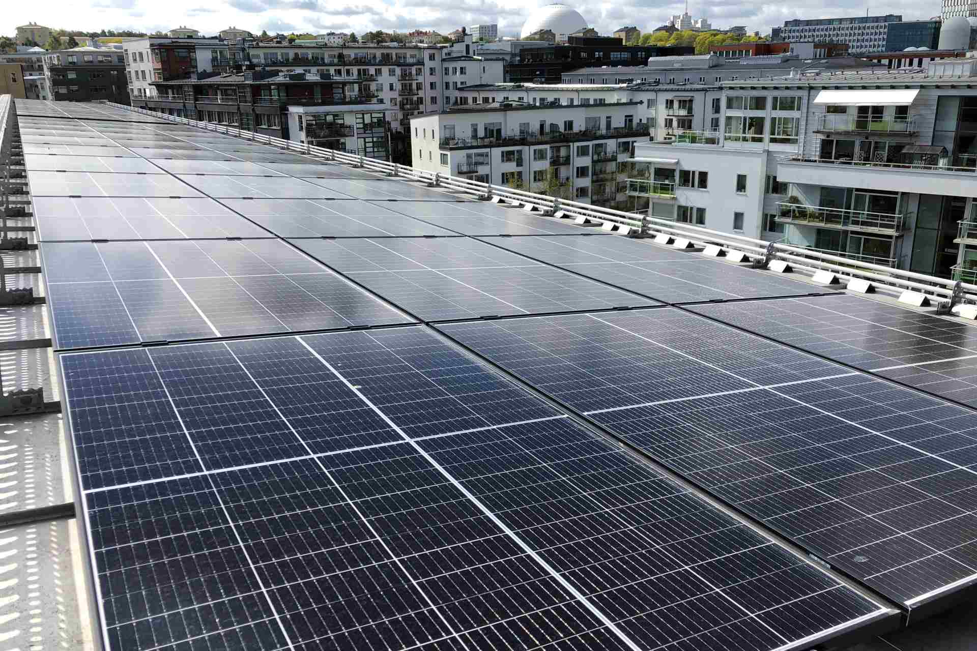 Bostadsbolag ökade solenergin med 333 procent