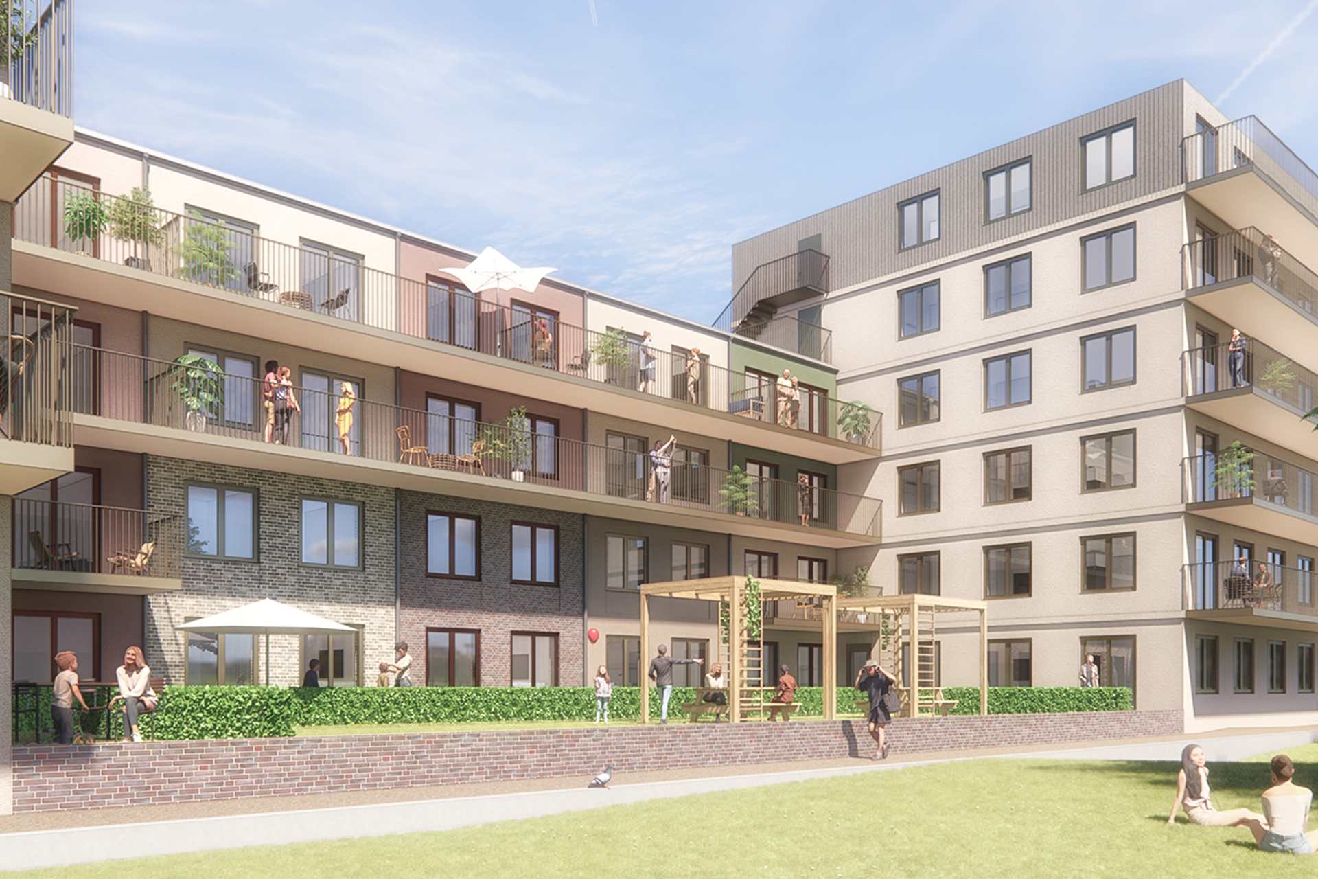 Wästbygg uppför bostäder i Lund