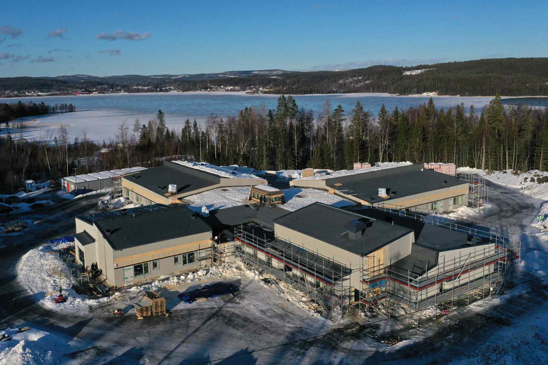 I Saltvik byggs solboendet Kornsvedjan. Bild: Henric Bredin, Jasab