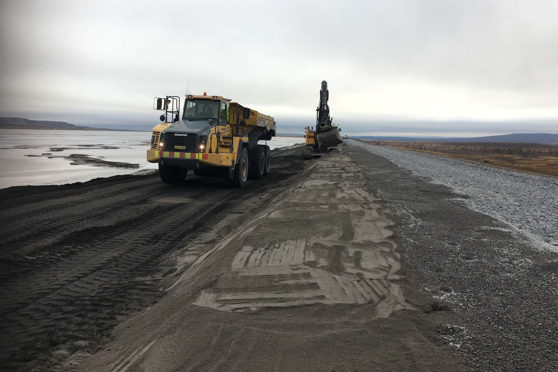 NCC gör dammhöjningar åt LKAB i Kiruna