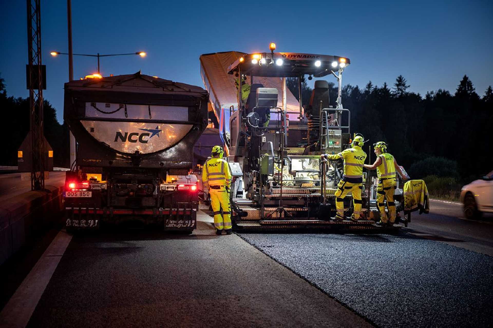 NCC vinner stort asfaltsuppdrag