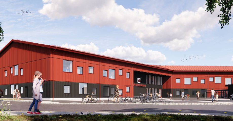 Ny skolbyggnad till Mårängskolan – ett projekt i tre etapper Logo