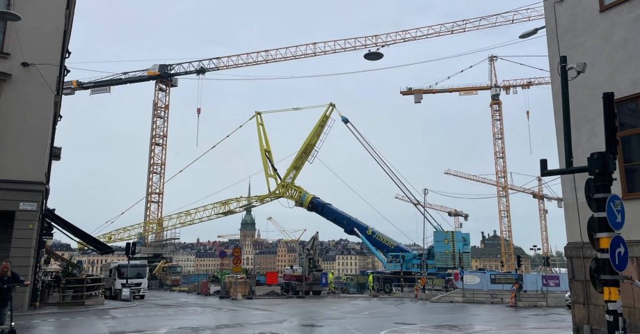 Stockholms megaprojekt mitt i staden Logo